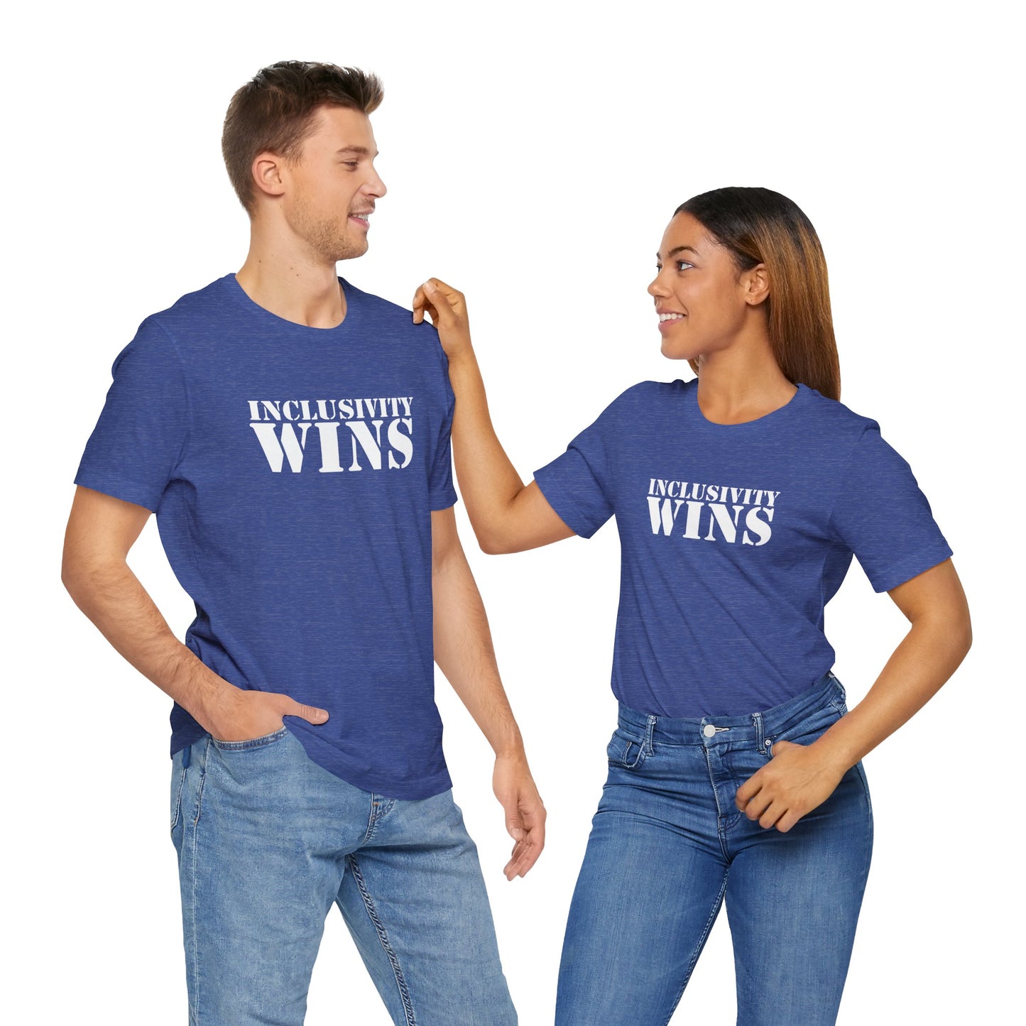 Inclusivity Wins T-Shirt, Unisex Tee Promoting Inclusivity