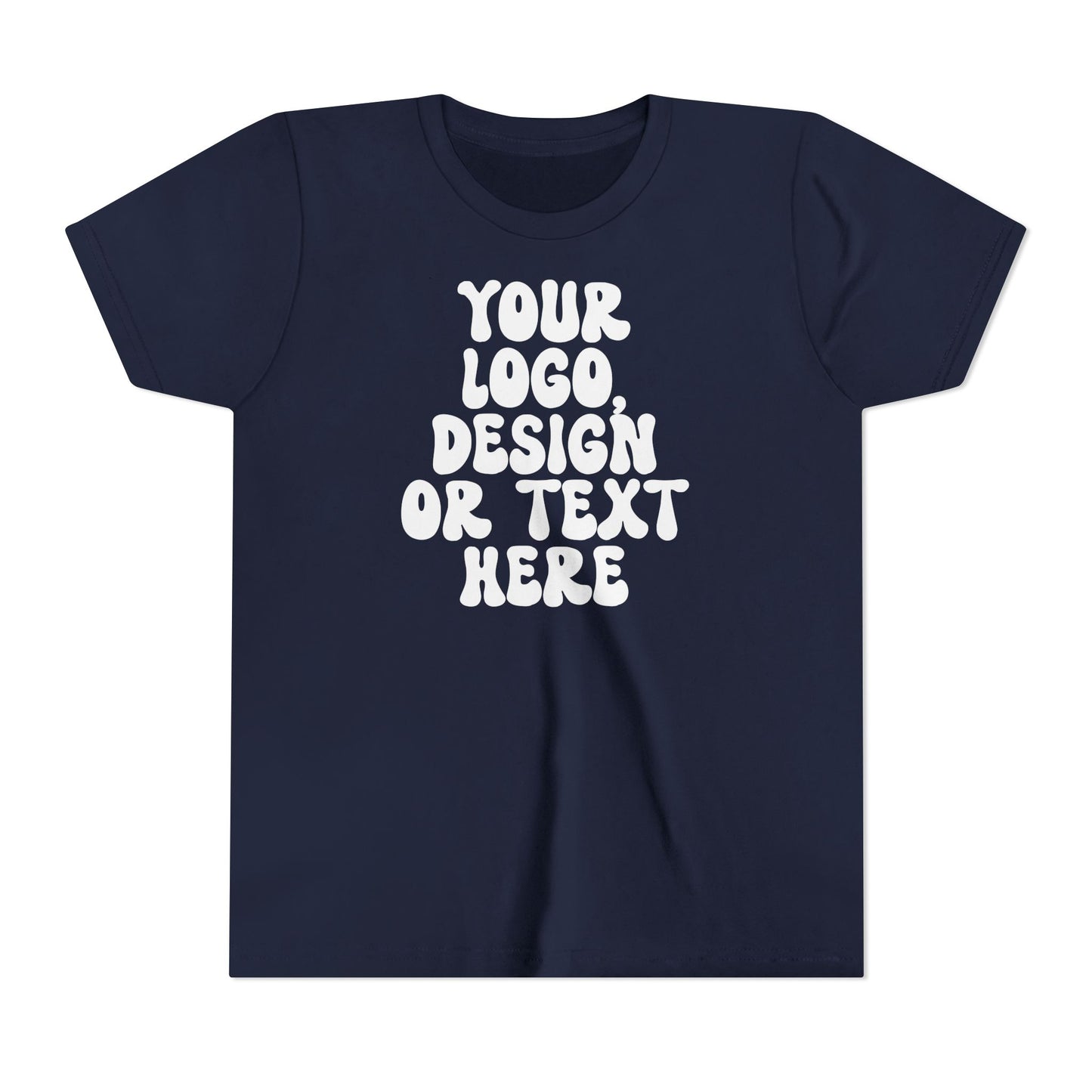 CUSTOM Text, Design or Logo - Unisex T-Shirt (Youth)