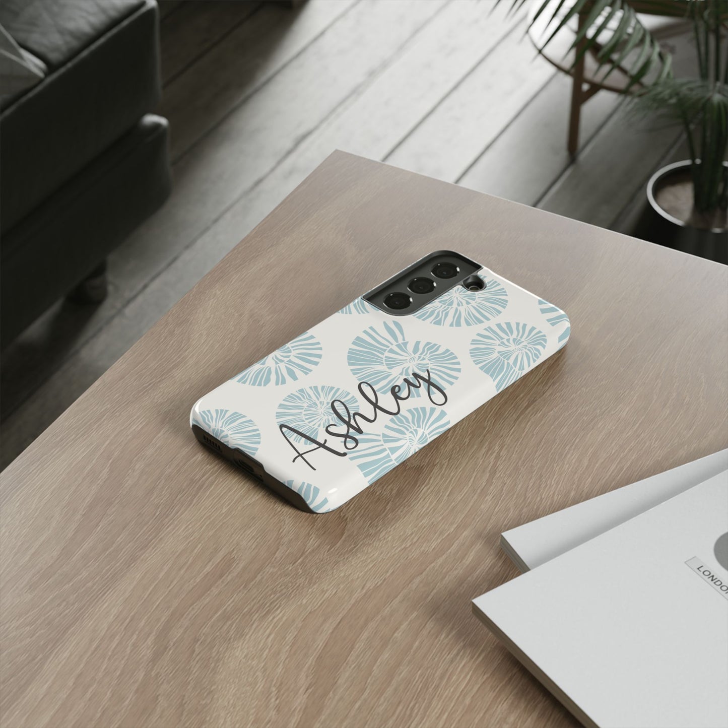 Custom Background Phone Case – Personalized with Your Name & Colors