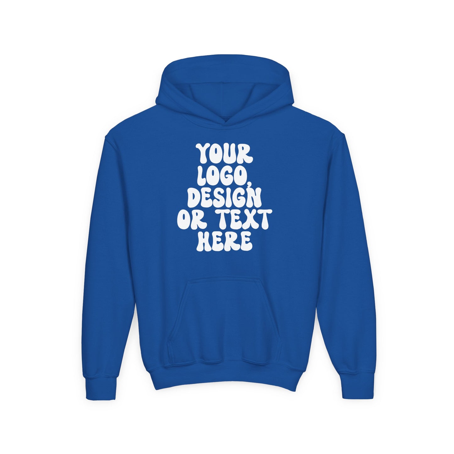 CUSTOM Text, Design or Logo - Unisex Hoodie (Youth)