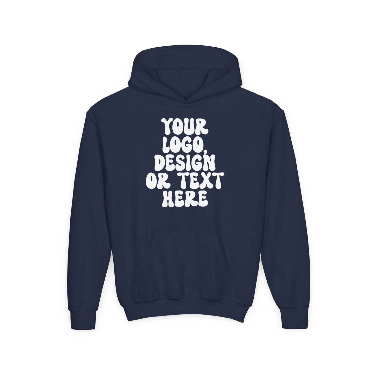 CUSTOM Text, Design or Logo - Unisex Hoodie (Youth)