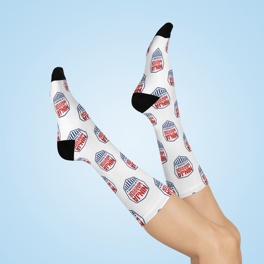Ninja Warrior in Training, Unisex Crew Socks