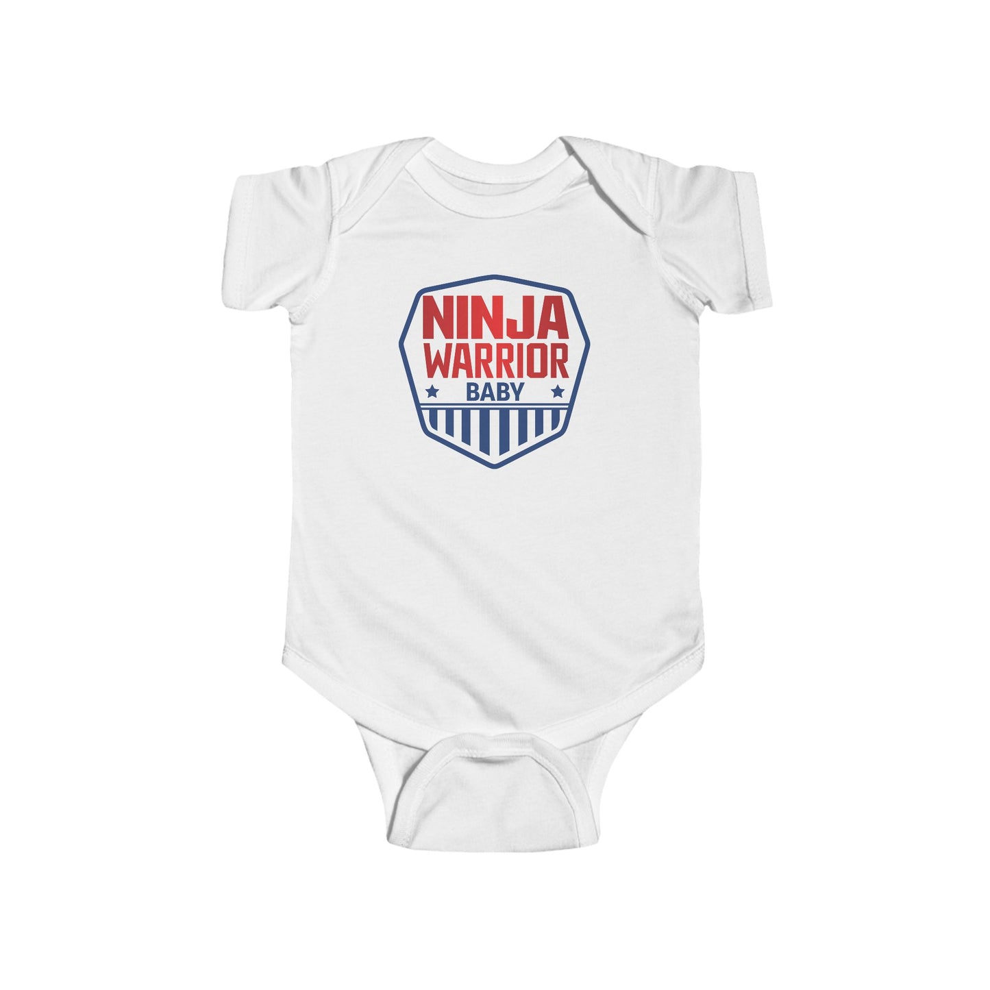 Ninja Warrior Baby Onesie – Infant Bodysuit with Shield Design