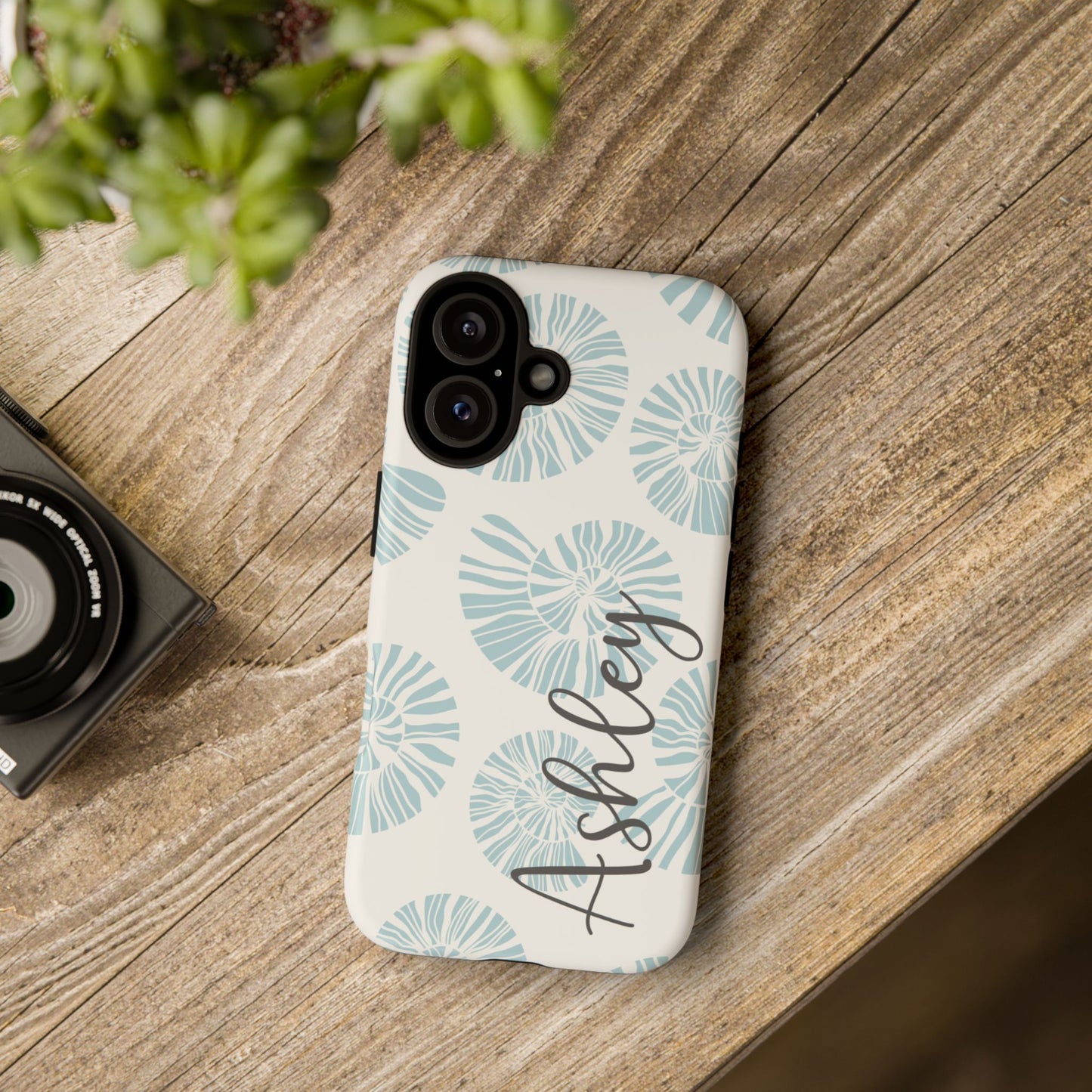Custom Background Phone Case – Personalized with Your Name & Colors