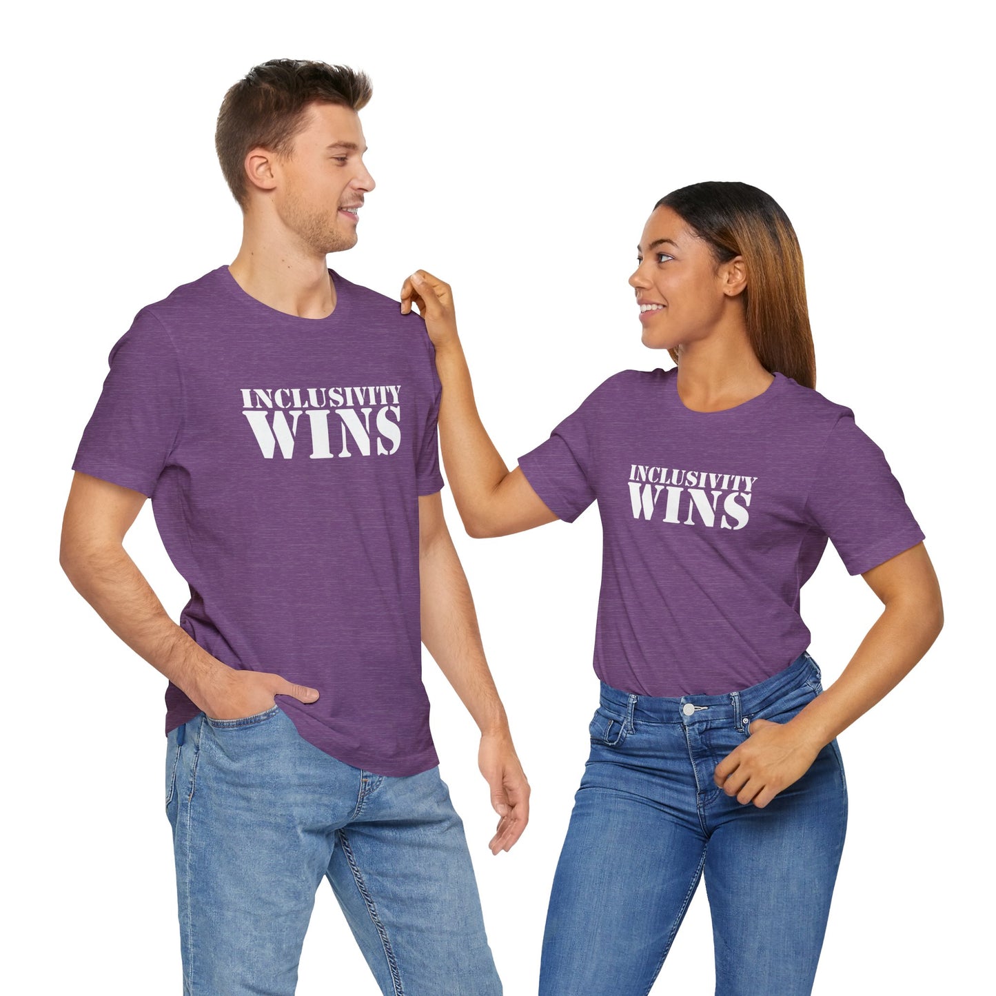 Inclusivity Wins T-Shirt, Unisex Tee Promoting Inclusivity