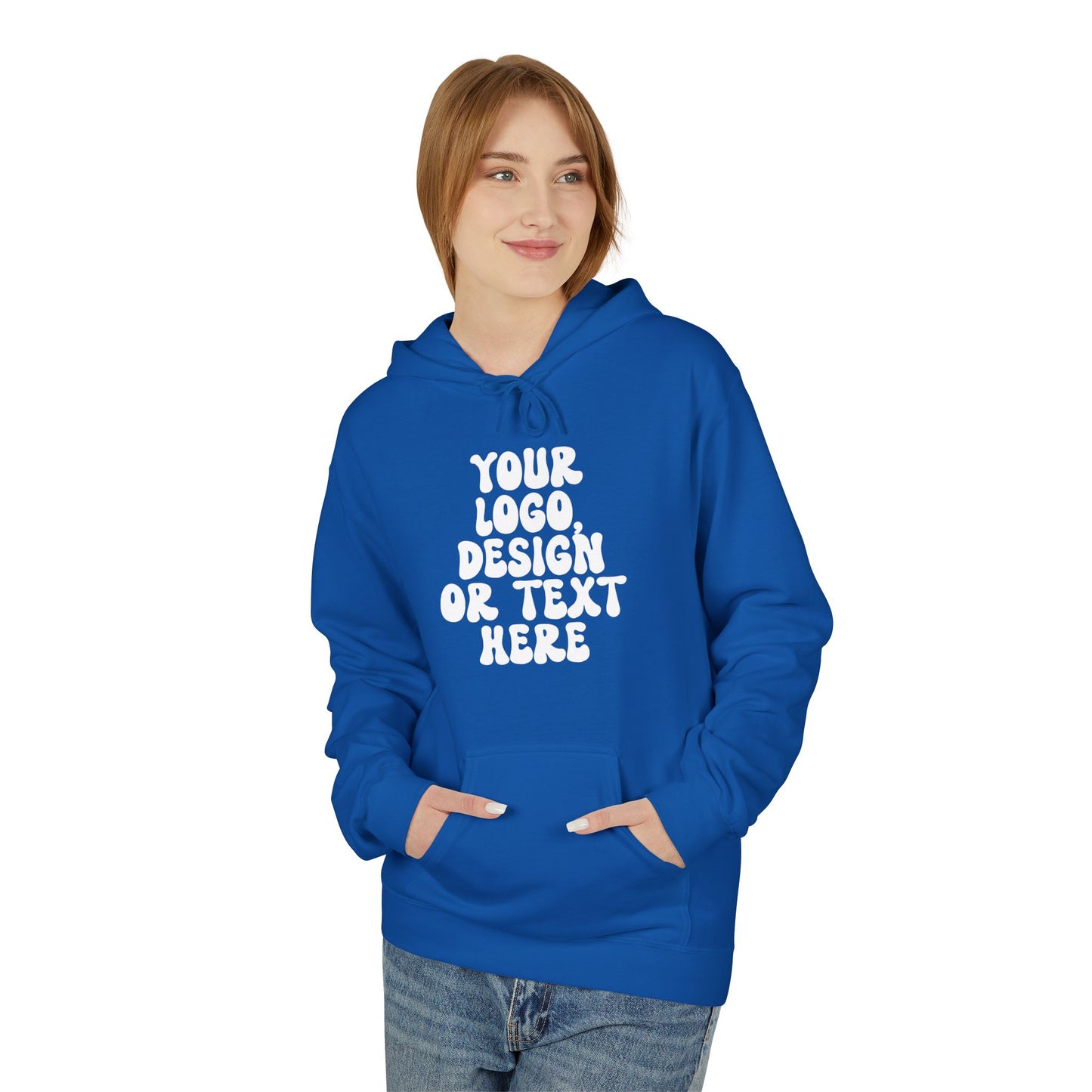 CUSTOM Text, Design or Logo - Unisex Hoodie (Adult)
