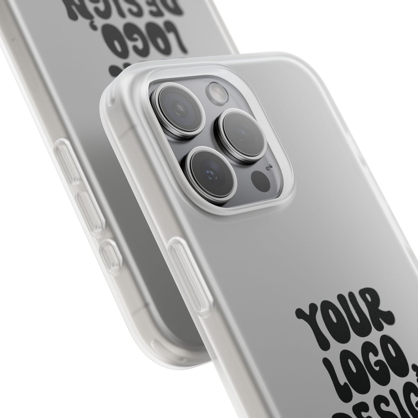 CUSTOM Text, Design or Logo - Flexi Phone Case