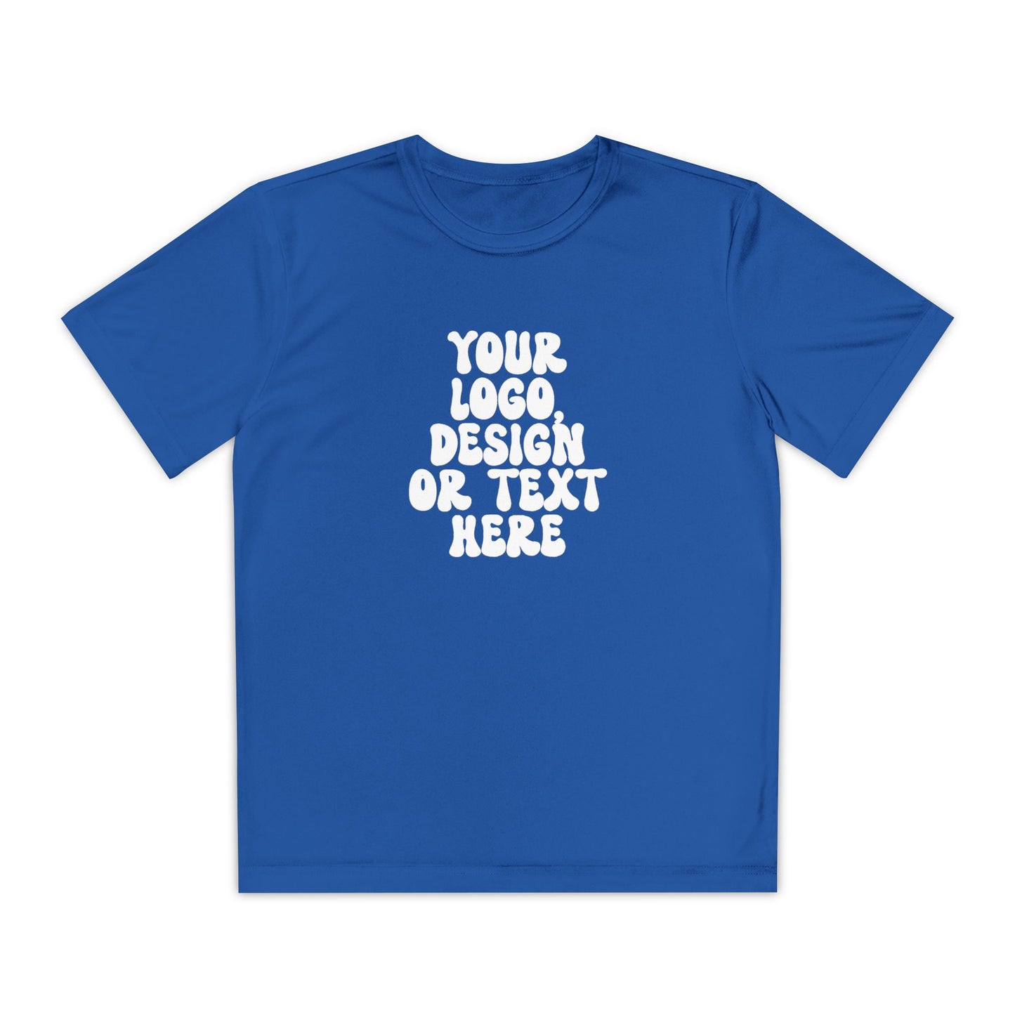 CUSTOM Text, Design or Logo -  Sport-Tek Moisture Wicking Competitor Tee (Youth)