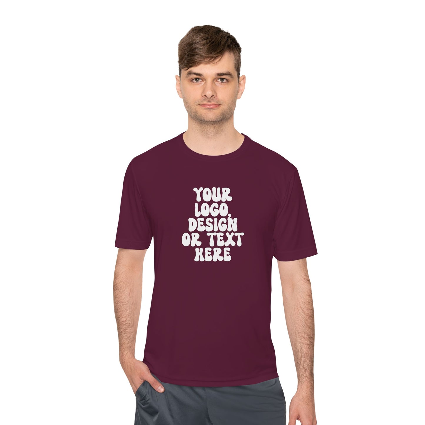 CUSTOM Text, Design or Logo -  Sport-Tek Moisture Wicking Competitor Tee (Adult)