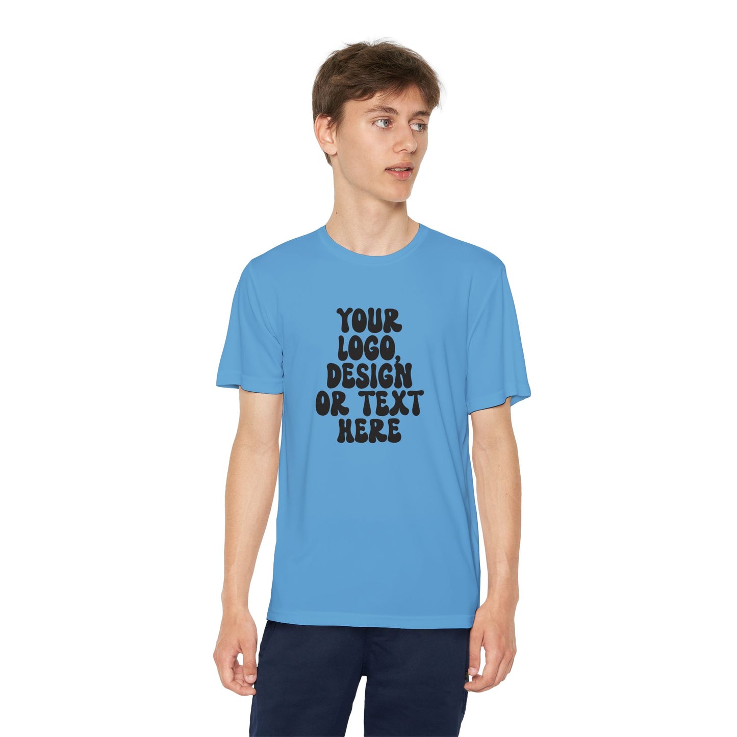 CUSTOM Text, Design or Logo -  Sport-Tek Moisture Wicking Competitor Tee (Youth)