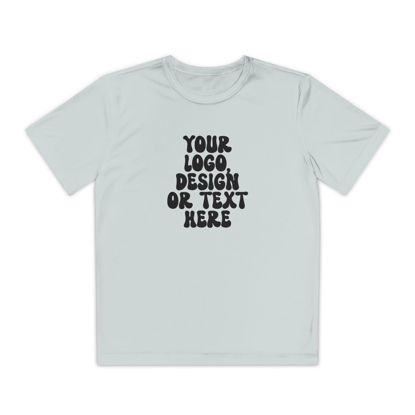 CUSTOM Text, Design or Logo -  Sport-Tek Moisture Wicking Competitor Tee (Youth)
