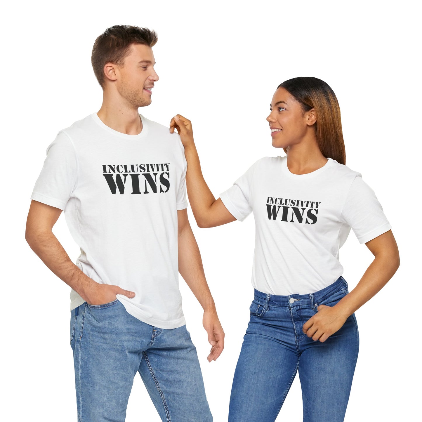 Inclusivity Wins T-Shirt, Unisex Tee Promoting Inclusivity