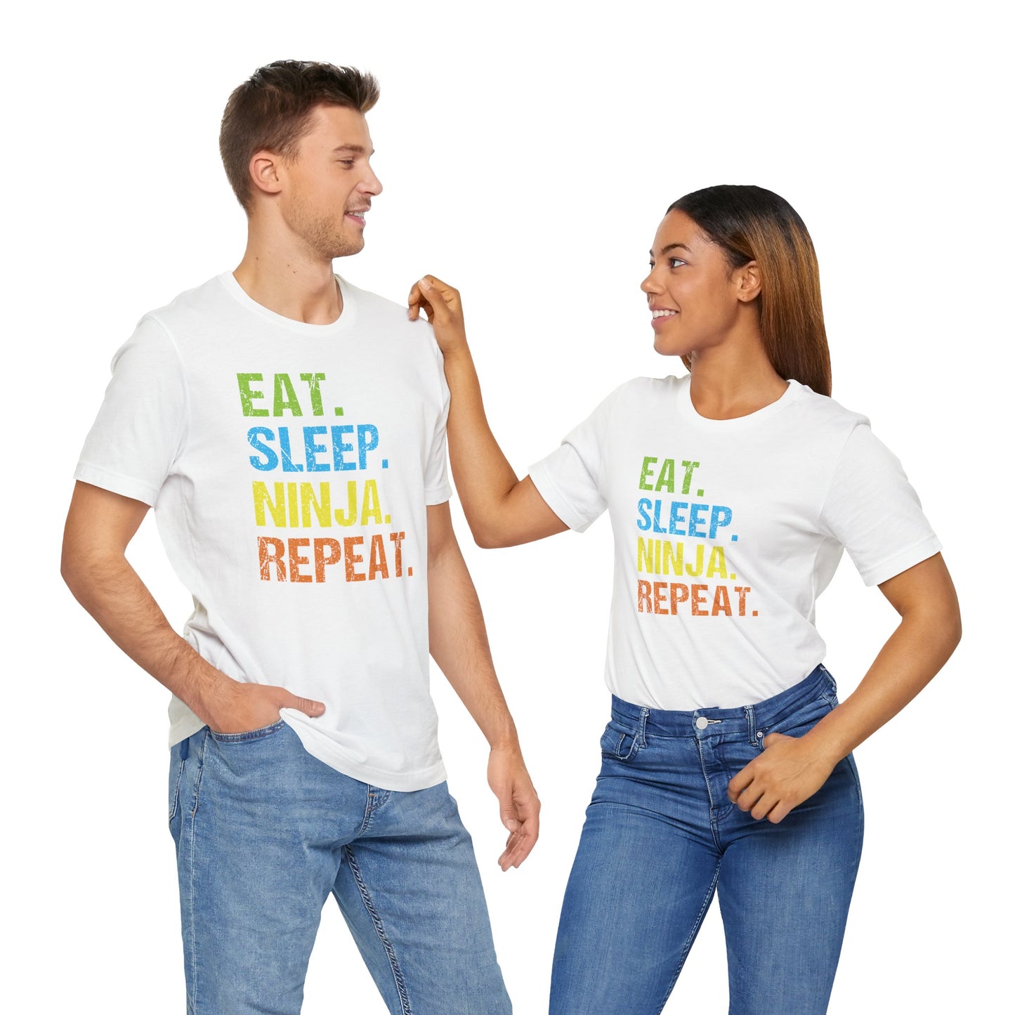 Eat Sleep Ninja Repeat T-Shirt – Youth & Adult Unisex Tee