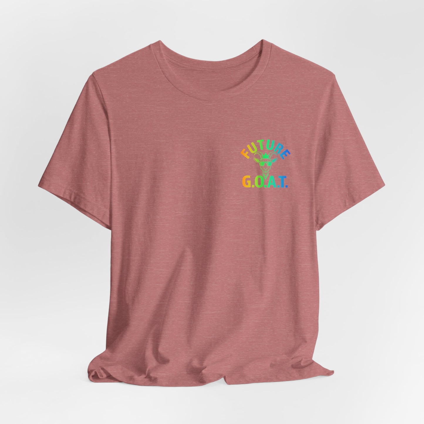 Future GOAT Rainbow Gradient T-Shirt | Youth & Adult Sports Tee