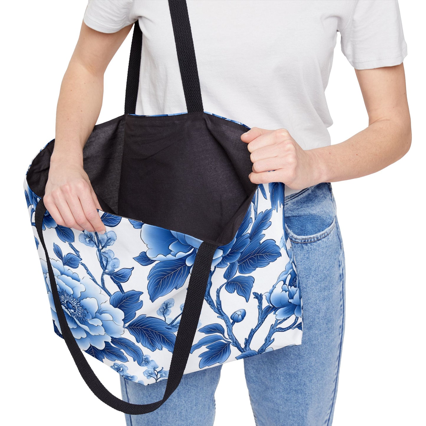 Custom Weekender Tote Bag – Personalize Pattern or Color - Add Text, Design or Logo