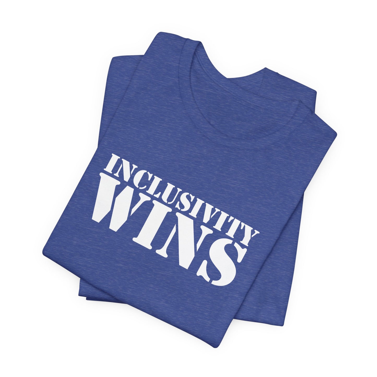 Inclusivity Wins T-Shirt, Unisex Tee Promoting Inclusivity