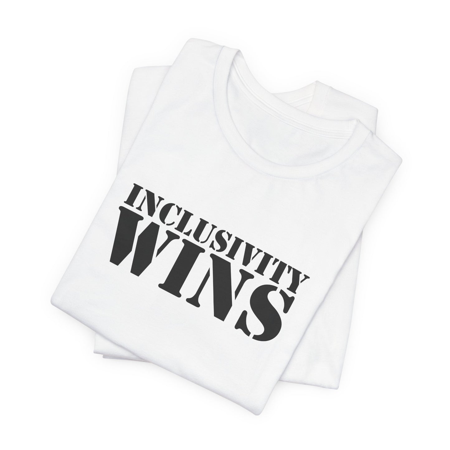 Inclusivity Wins T-Shirt, Unisex Tee Promoting Inclusivity