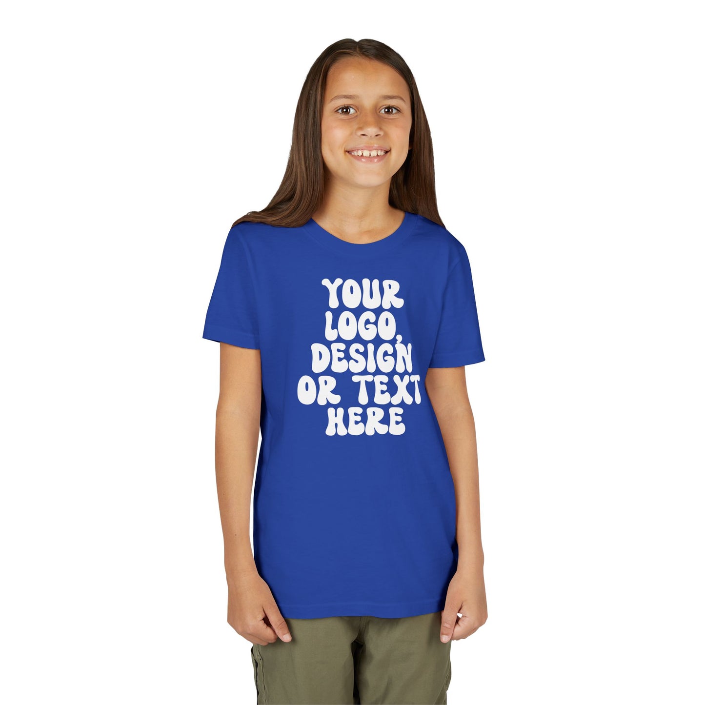 CUSTOM Text, Design or Logo - Unisex T-Shirt (Youth)