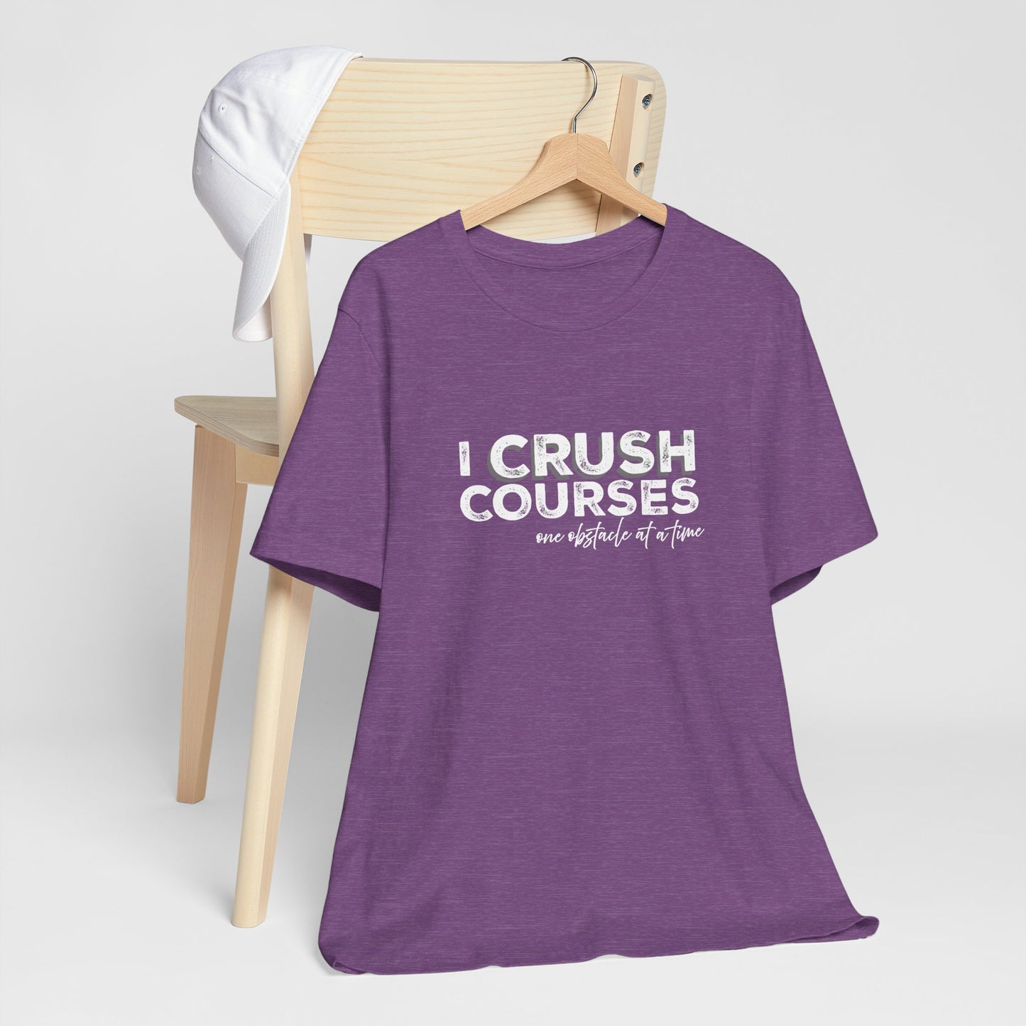 I Crush Courses One Obstacle at a Time T-Shirt | Ninja Warrior & OCR Tee