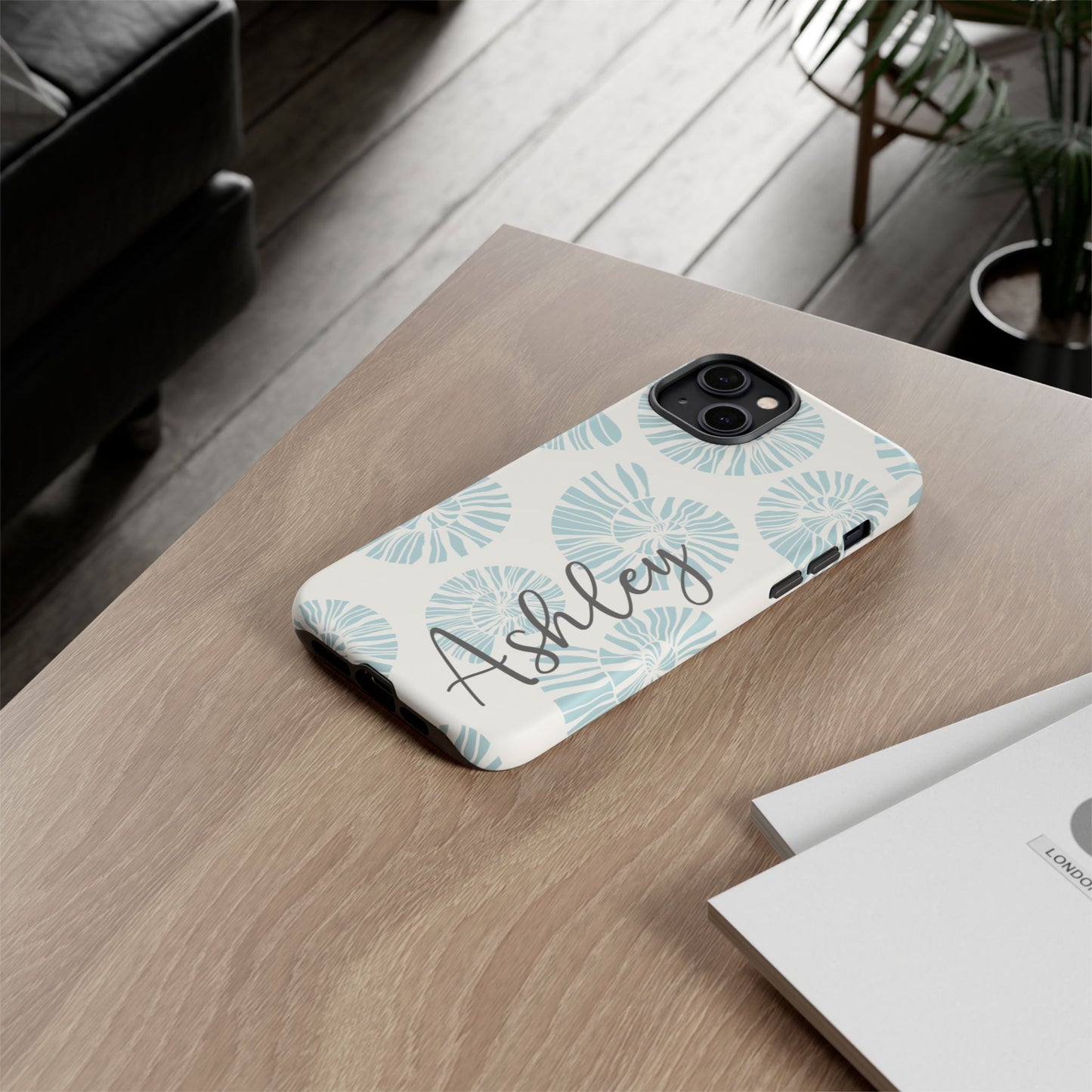 Custom Background Phone Case – Personalized with Your Name & Colors
