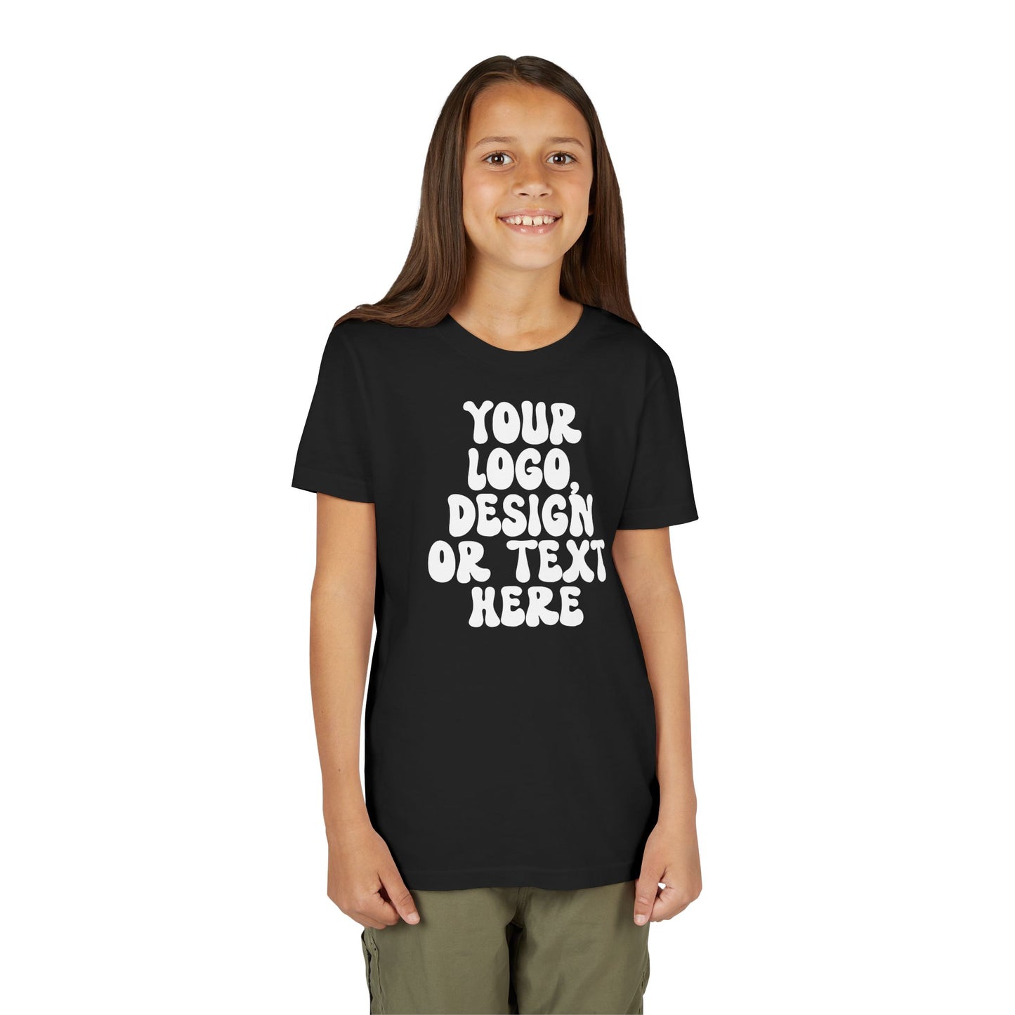 CUSTOM Text, Design or Logo - Unisex T-Shirt (Youth)