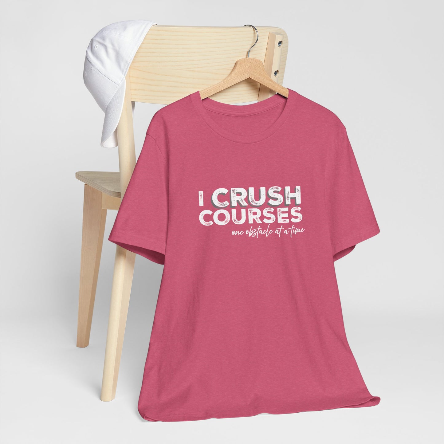 I Crush Courses One Obstacle at a Time T-Shirt | Ninja Warrior & OCR Tee