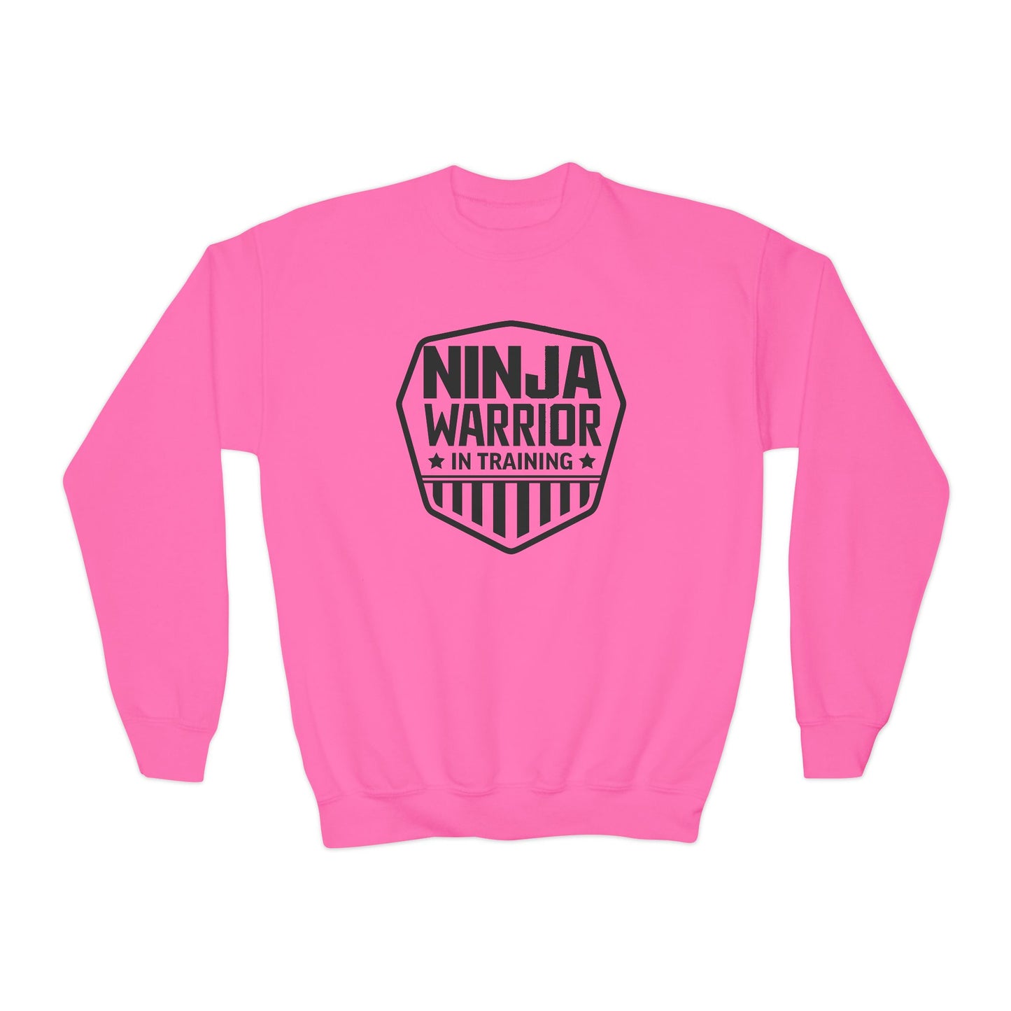 Ninja in Training Youth Crewneck Sweatshirt, Kids Ninja Sweatshirt