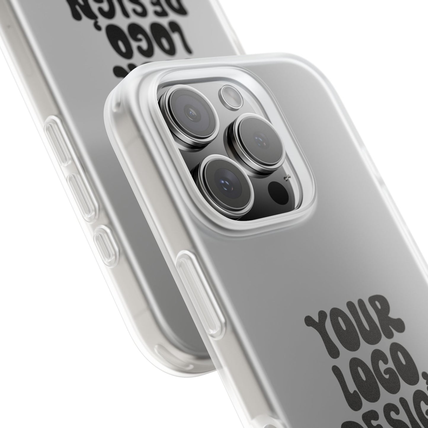 CUSTOM Text, Design or Logo - Flexi Phone Case