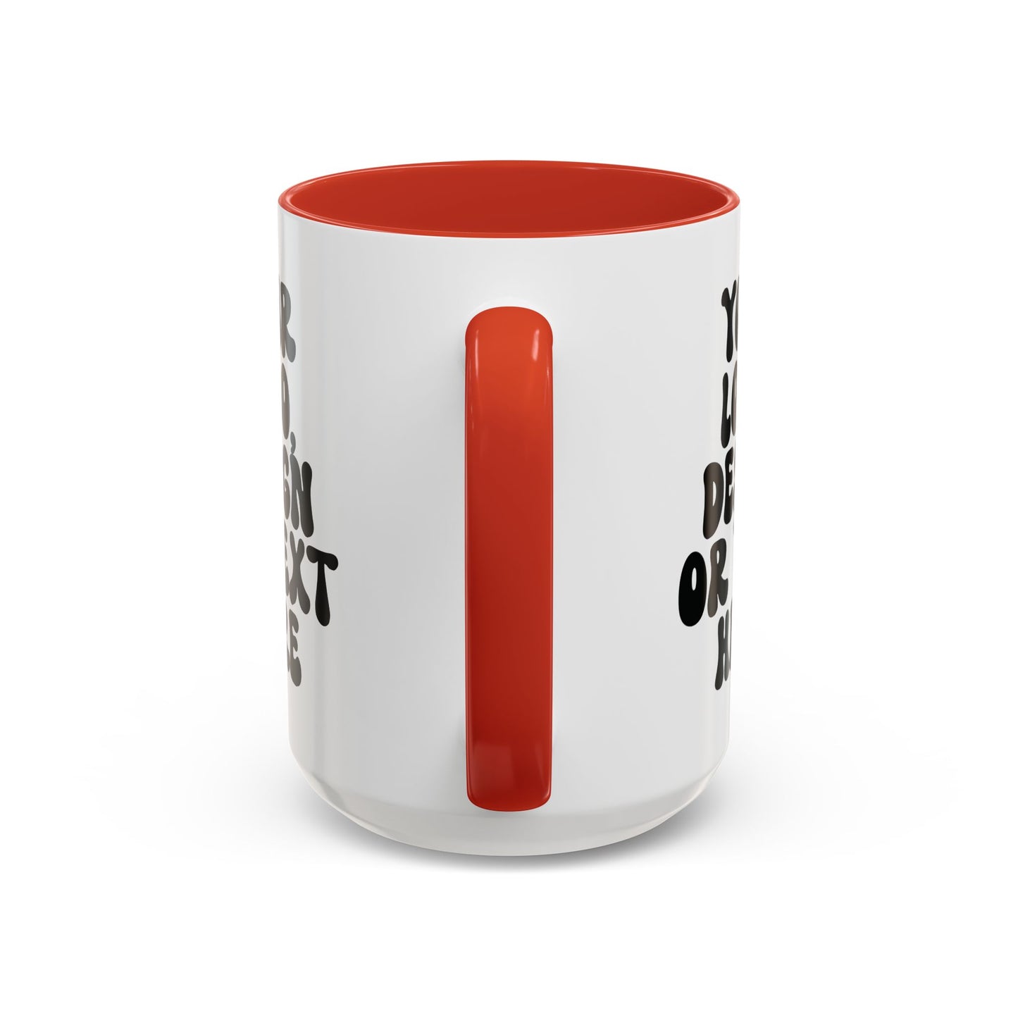 Custom Accent Mug – Personalized Text, Logo, or Design Coffee Cup