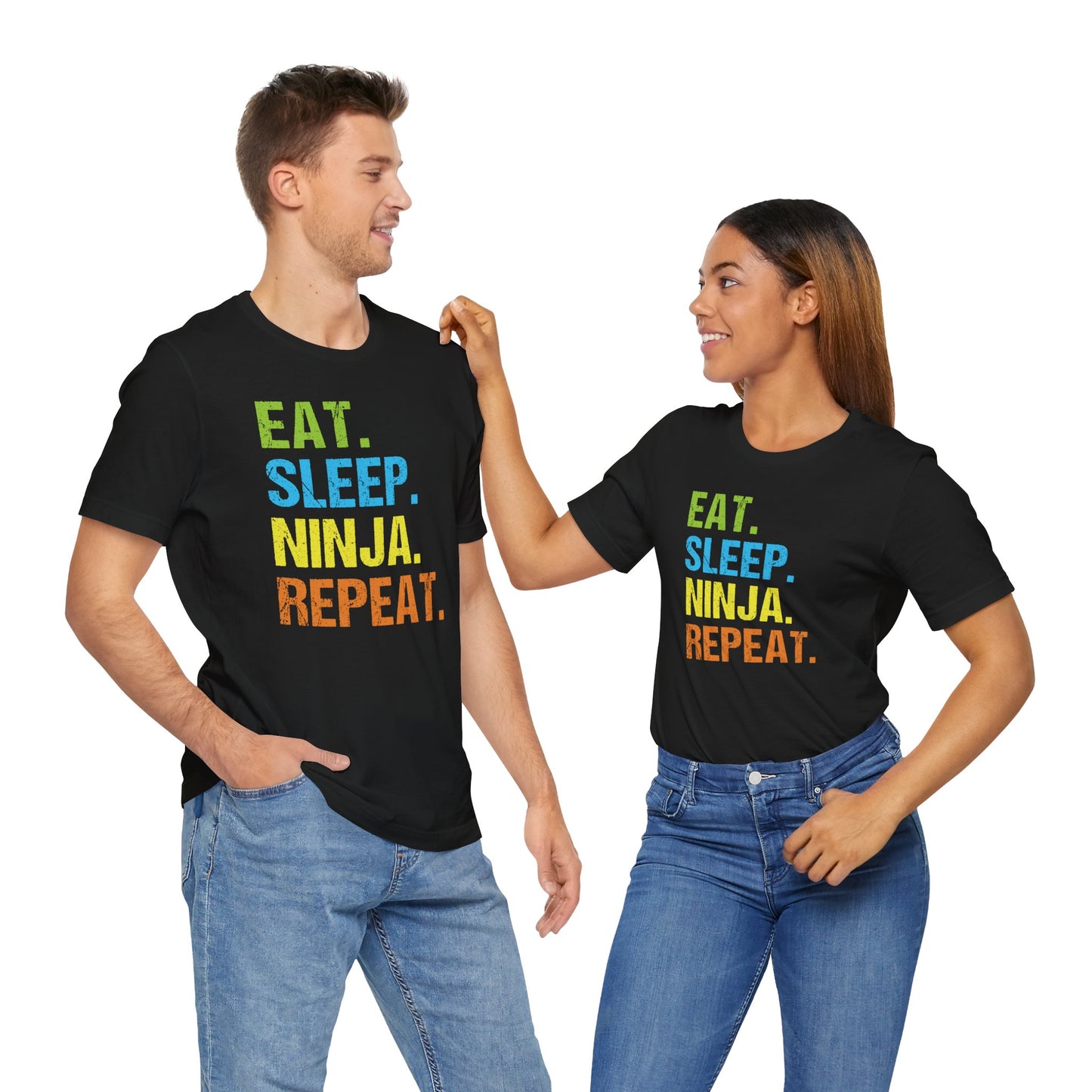 Eat Sleep Ninja Repeat T-Shirt – Youth & Adult Unisex Tee