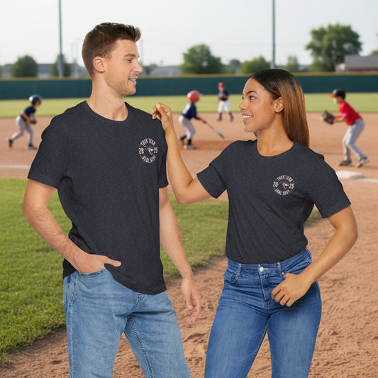 Custom Team T-Shirt – Add Team Name, Player Number &/or Name