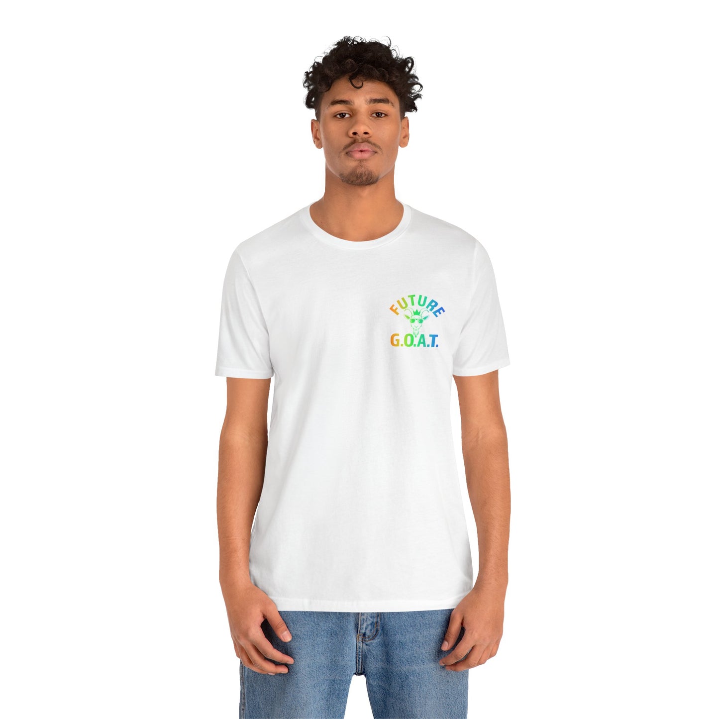 Future GOAT Rainbow Gradient T-Shirt | Youth & Adult Sports Tee