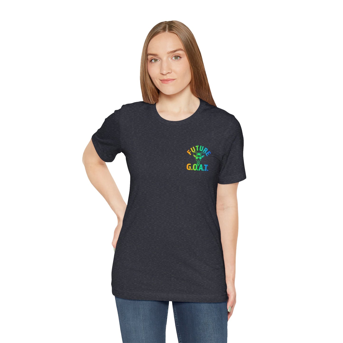 Future GOAT Rainbow Gradient T-Shirt | Youth & Adult Sports Tee
