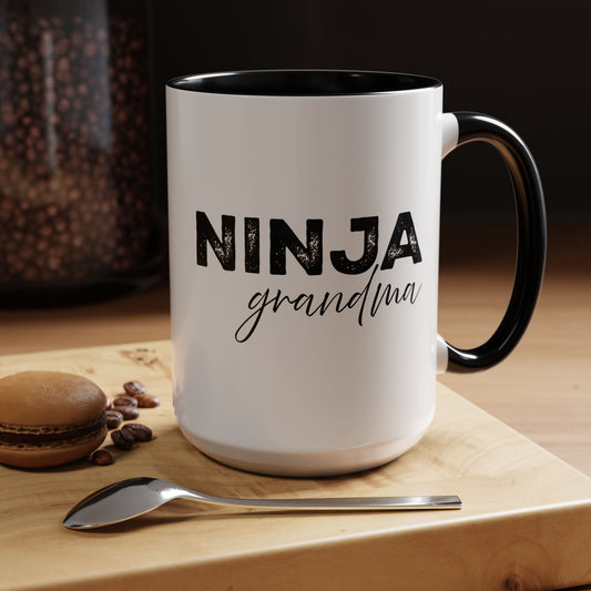 Ninja Mom, Dad, Grandma, or Grandpa Mug – Custom Ninja Family Coffee Cup