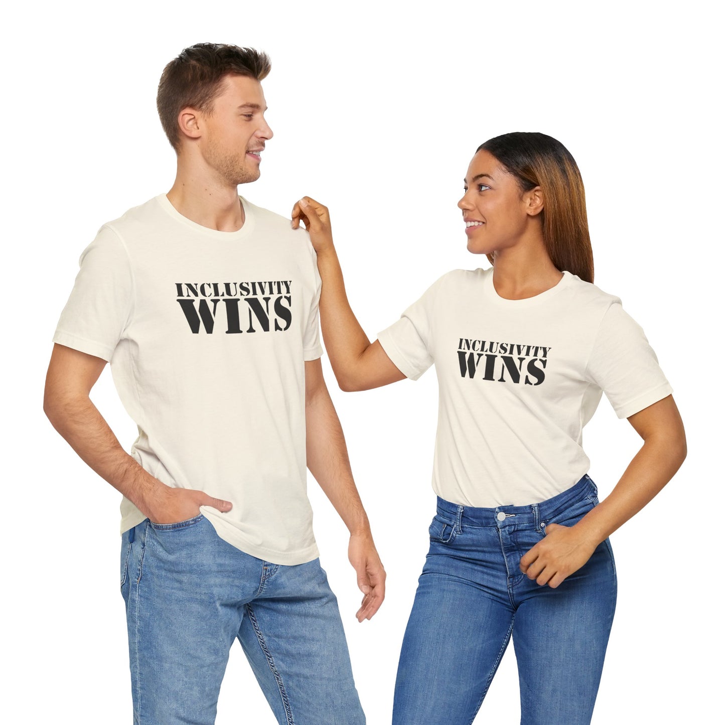 Inclusivity Wins T-Shirt, Unisex Tee Promoting Inclusivity