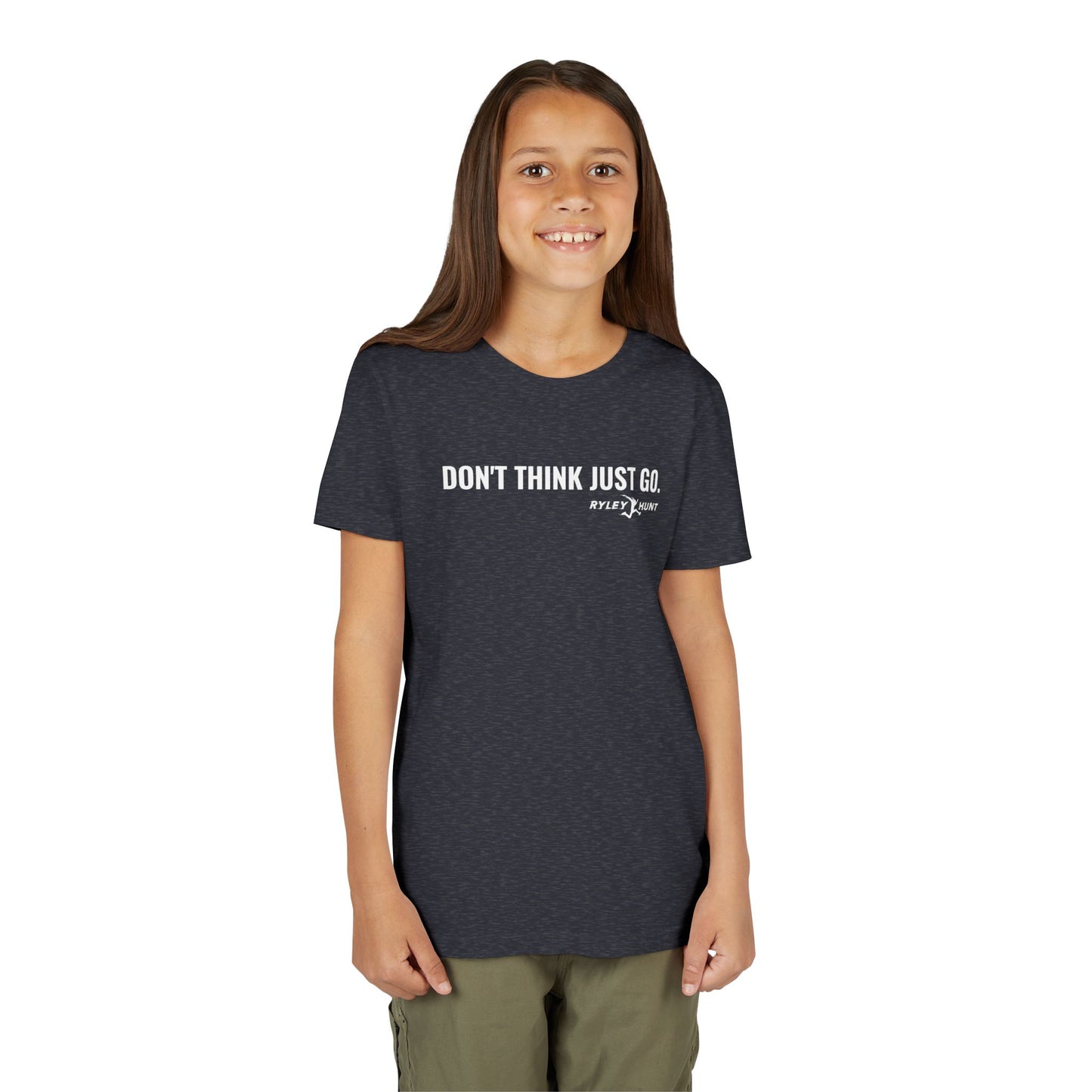2025-2026 Season - Ryley Hunt “Don’t Think Just Go” - Ninja Athlete T-Shirt (Youth Tee)