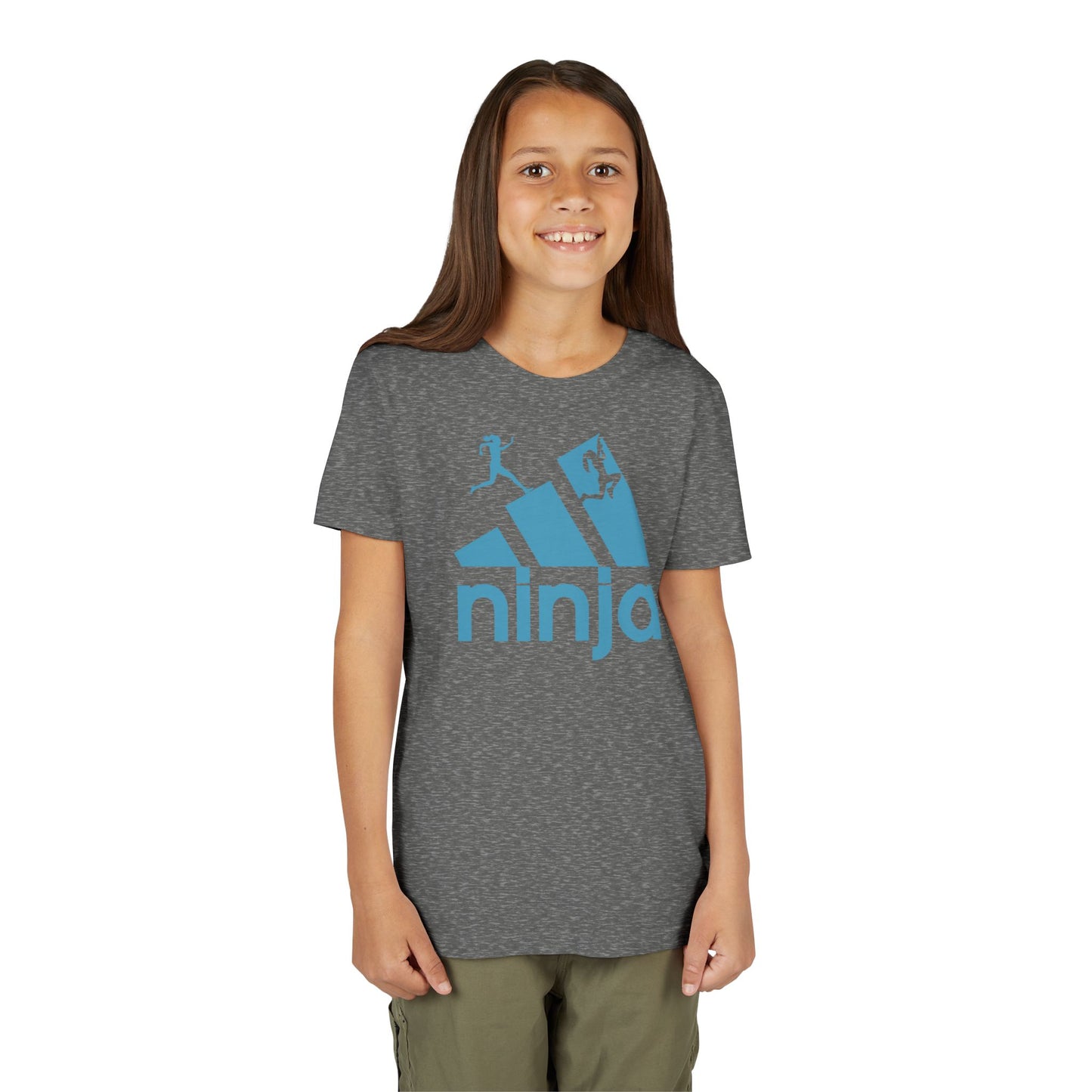 Ninja Logo Athlete Tee – Unisex Youth Ninja Training Shirt