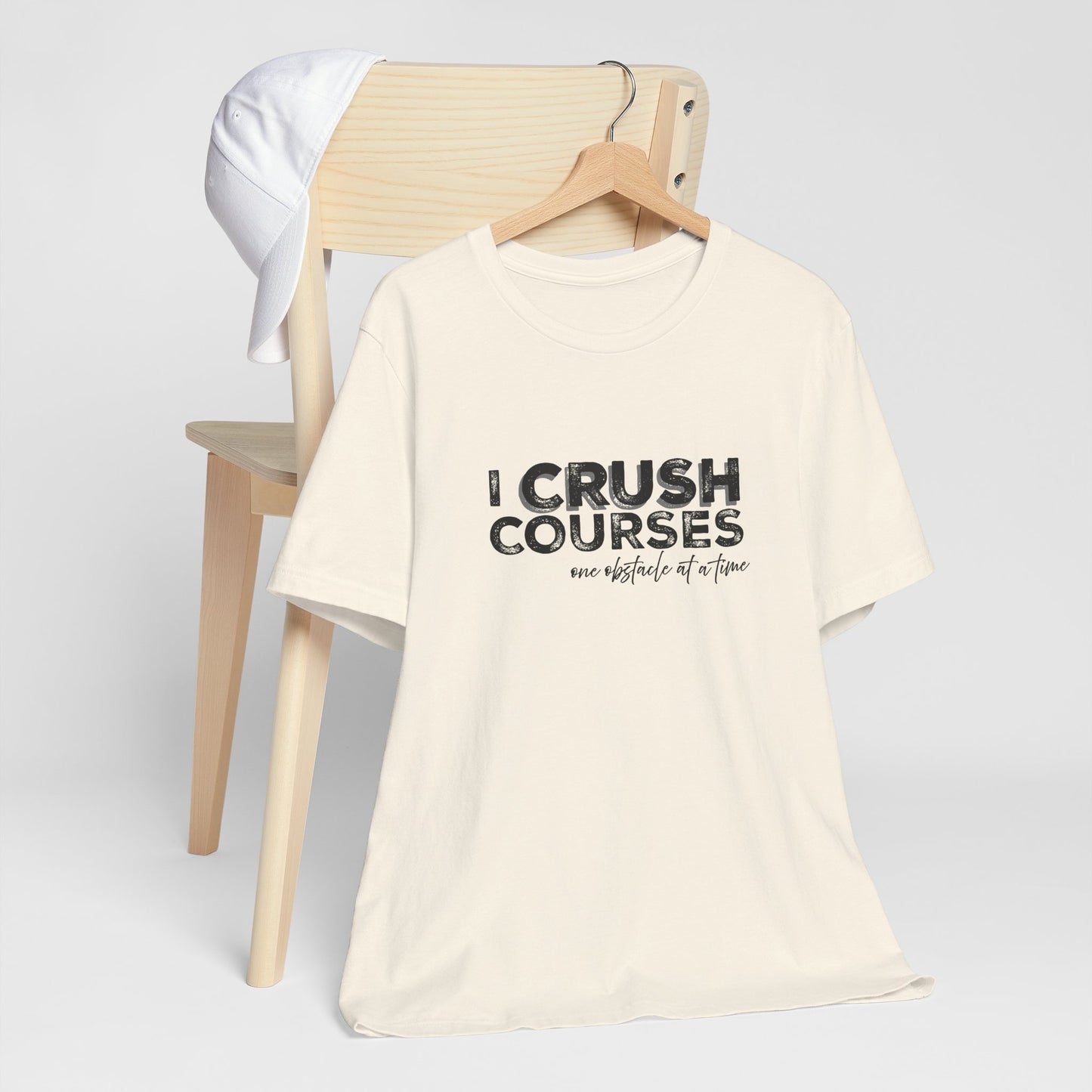 I Crush Courses One Obstacle at a Time T-Shirt | Ninja Warrior & OCR Tee