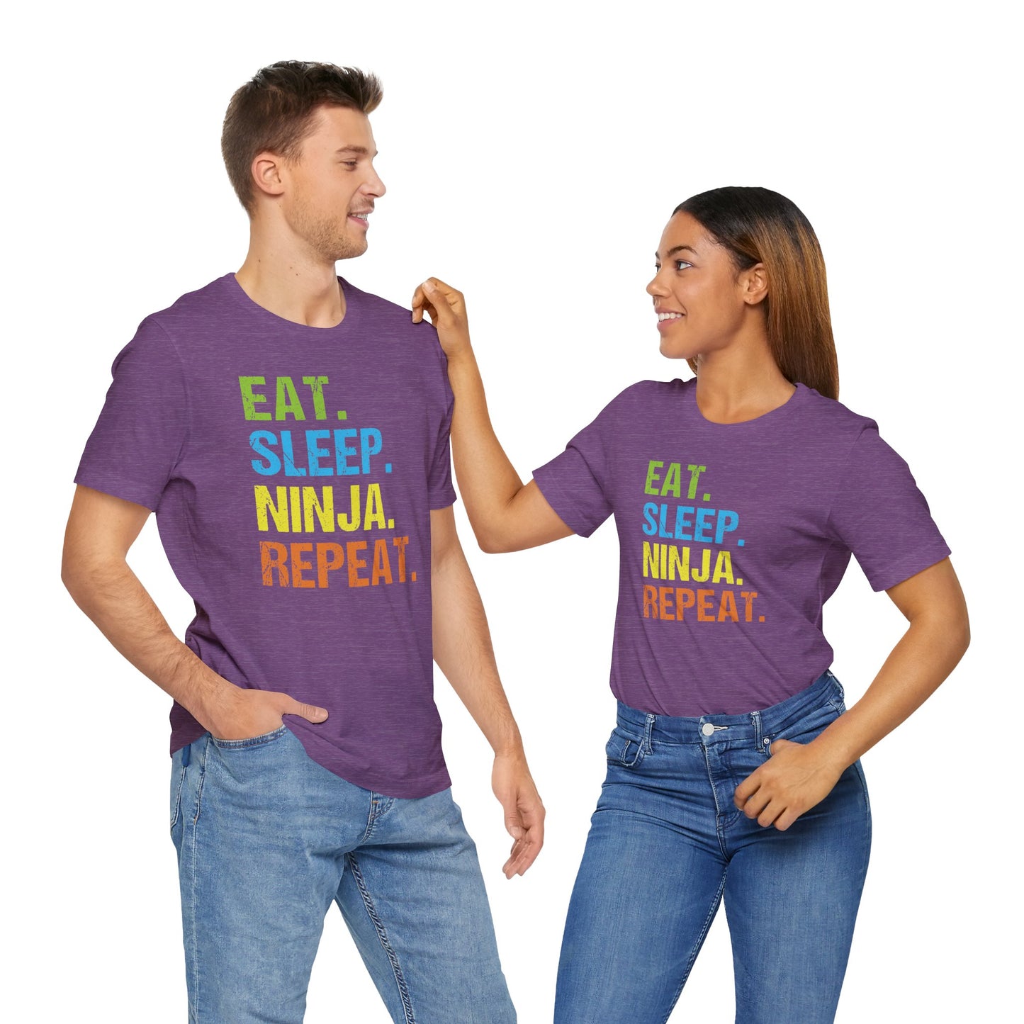 Eat Sleep Ninja Repeat T-Shirt – Youth & Adult Unisex Tee