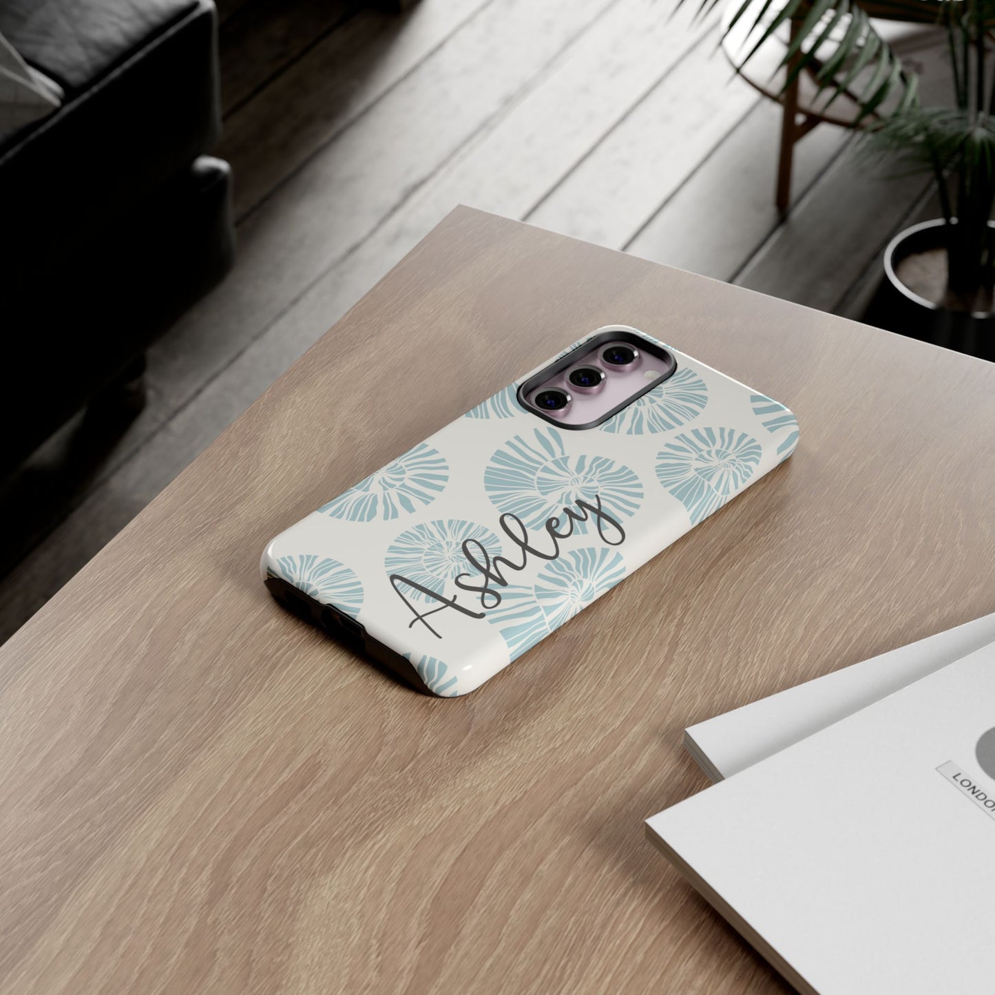 Custom Background Phone Case – Personalized with Your Name & Colors
