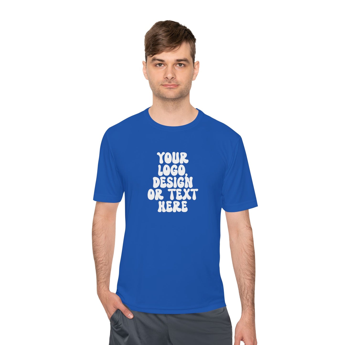 CUSTOM Text, Design or Logo -  Sport-Tek Moisture Wicking Competitor Tee (Adult)