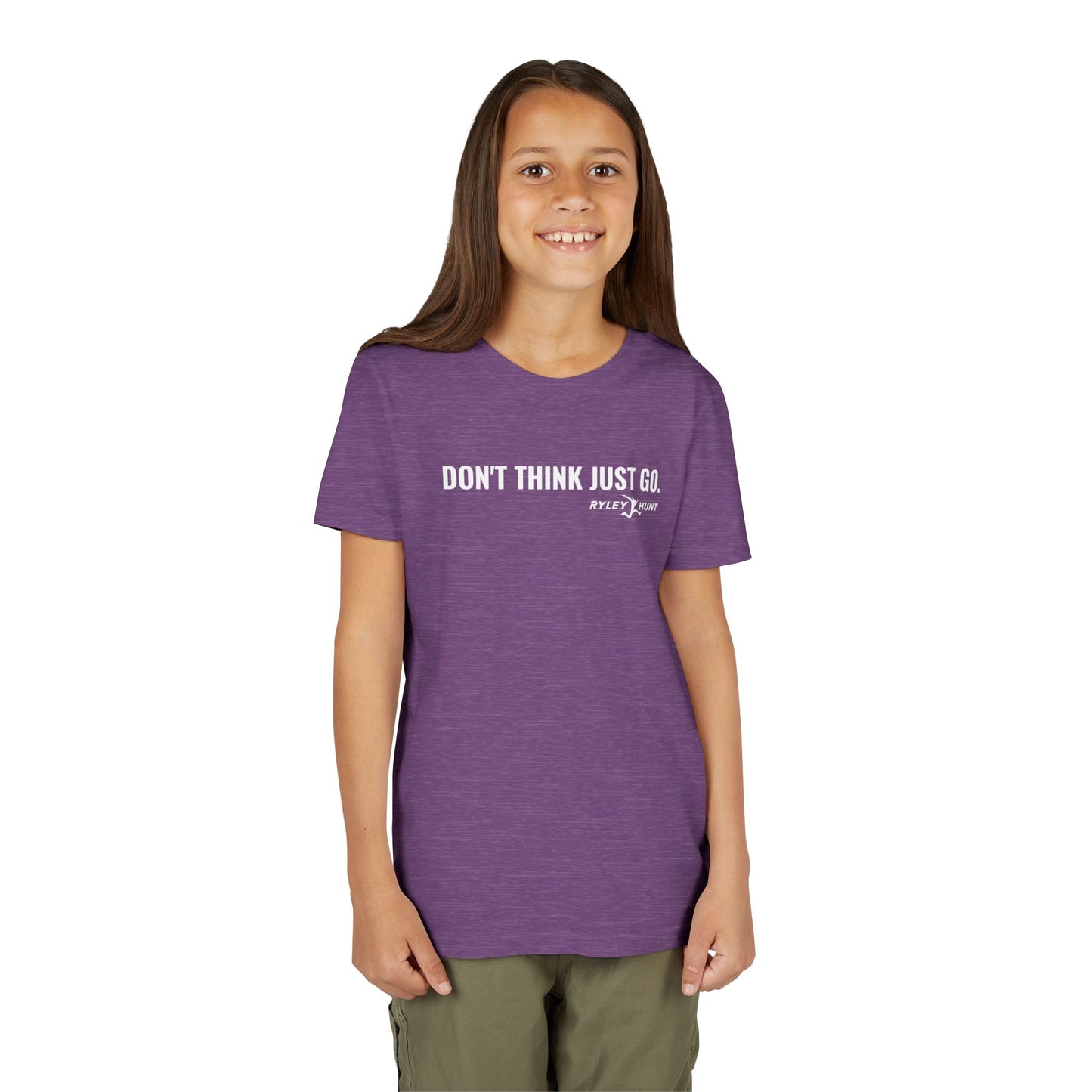 2025-2026 Season - Ryley Hunt “Don’t Think Just Go” - Ninja Athlete T-Shirt (Youth Tee)