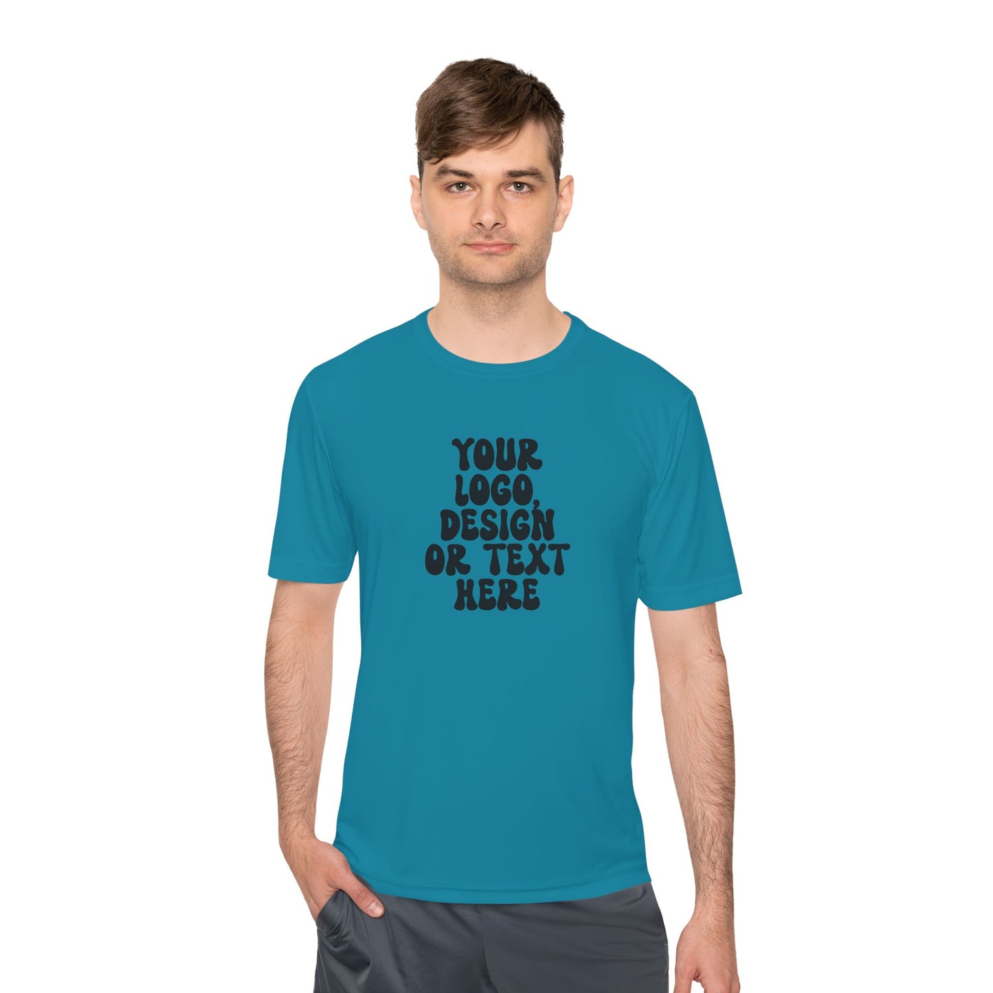 CUSTOM Text, Design or Logo -  Sport-Tek Moisture Wicking Competitor Tee (Adult)