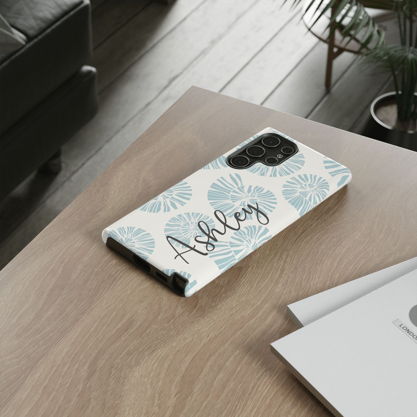Custom Background Phone Case – Personalized with Your Name & Colors