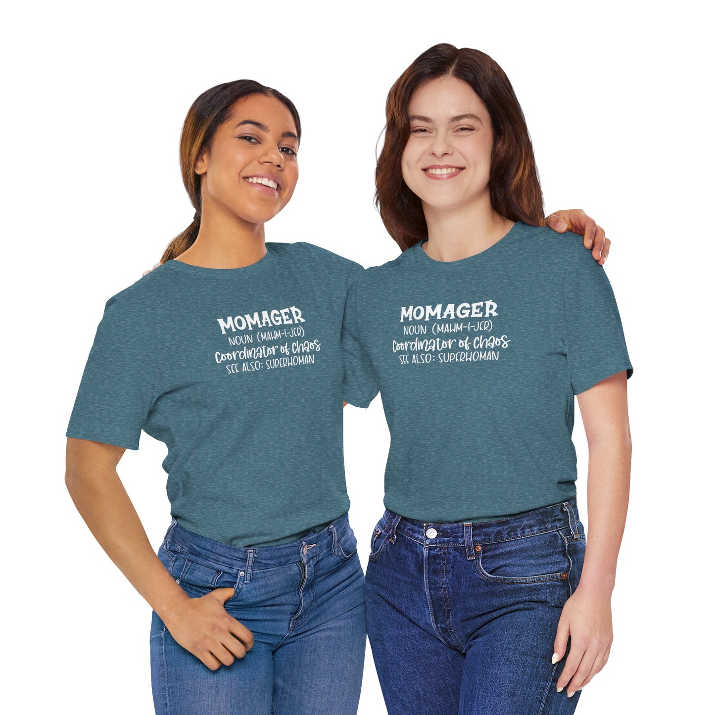 Momager T-Shirt – Superwoman, Coordinator of Chaos