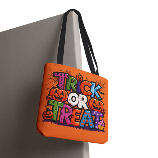 Trick or Treat Halloween Tote Bag – Reusable Candy Bag