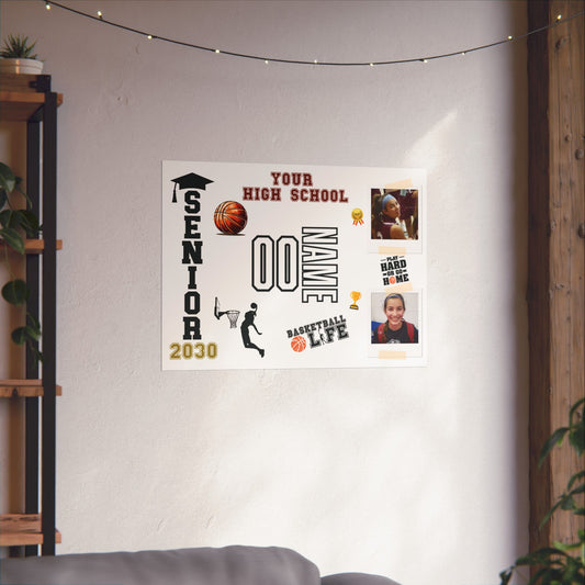 Custom Senior Night Poster – Personalized Sports Poster