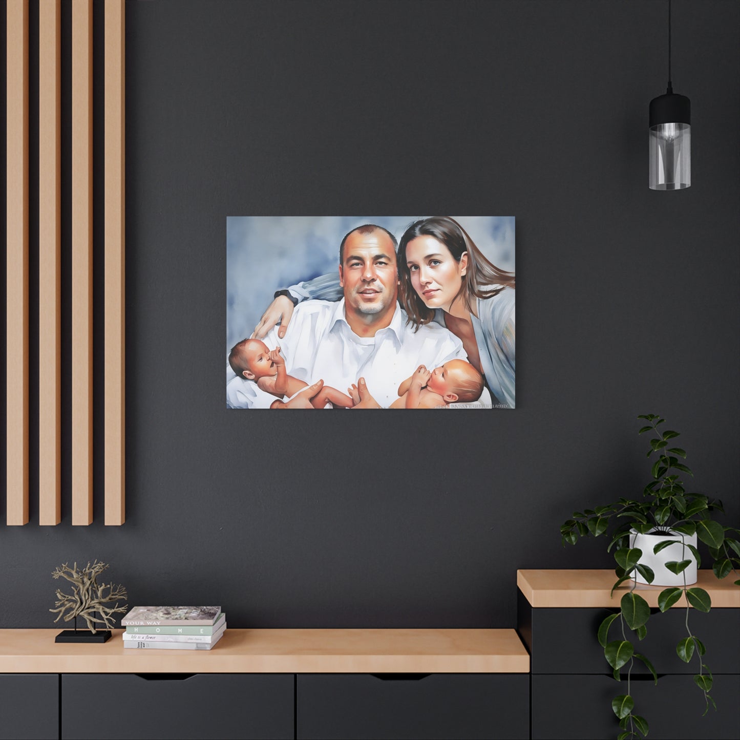 CUSTOM Canvas Athlete or Family Portrait