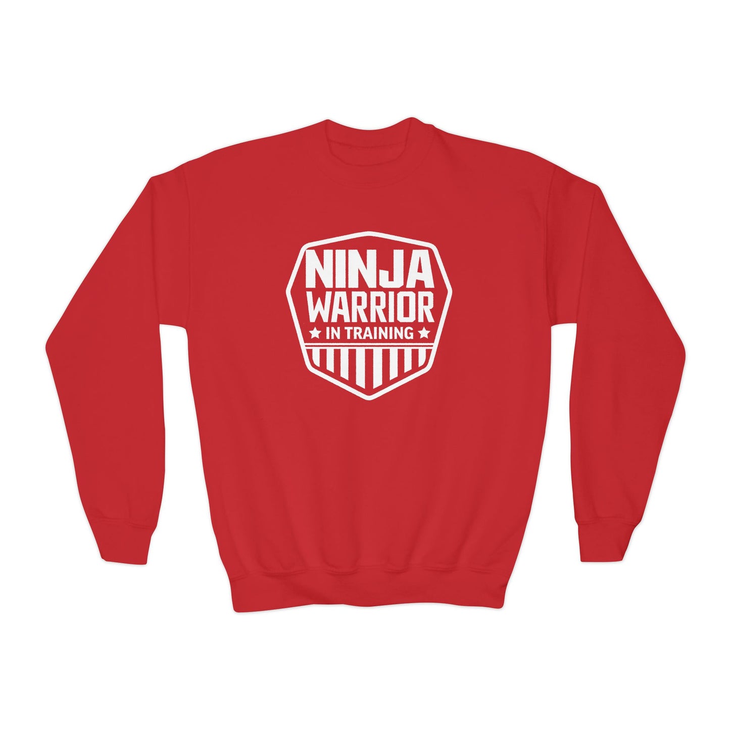 Ninja in Training Youth Crewneck Sweatshirt, Kids Ninja Sweatshirt