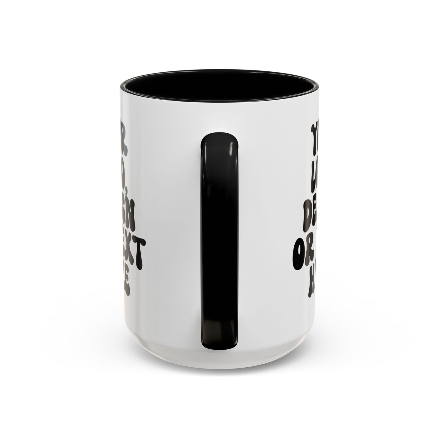 Custom Accent Mug – Personalized Text, Logo, or Design Coffee Cup